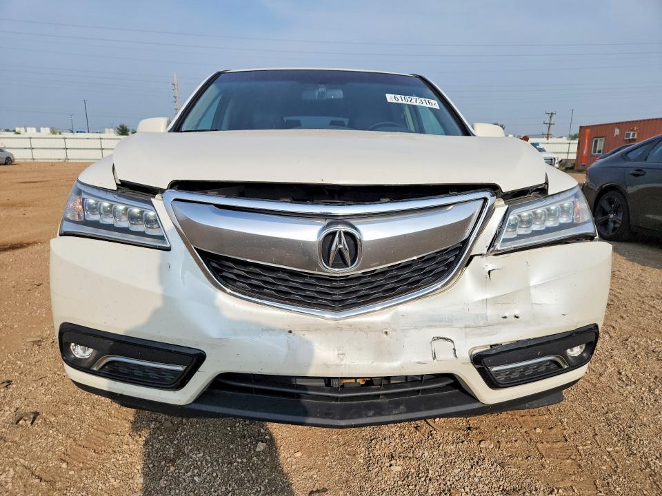 2014 Acura Mdx VIN 5FRYD4H41EB027303 COPART salvage auction — FRONT END, Il - Salvage Certificate, sold $600 on 2026-08-28 (photo 5)