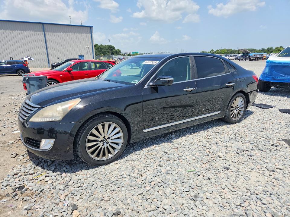 2014 Hyundai Equus VIN KMHGH4JH4EU074231 COPART salvage auction — REAR END, FL - CERT OF TITLE SLVG REBUILDABLE, sold $1,200 on 2026-07-20 (photo 1)