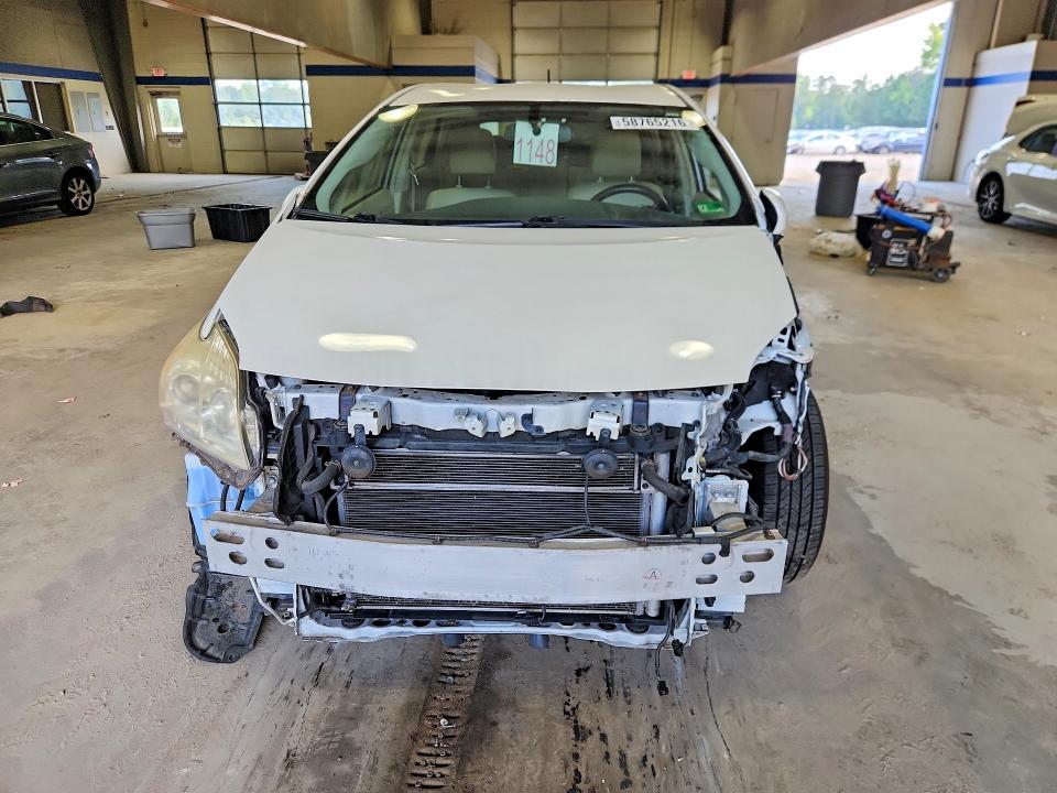 2013 Toyota Prius VIN JTDKN3DU4D0341707 COPART salvage auction — FRONT END, VA - CERT OF TITLE - SALVAGE, sold $2,500 on 2026-07-31 (photo 5)