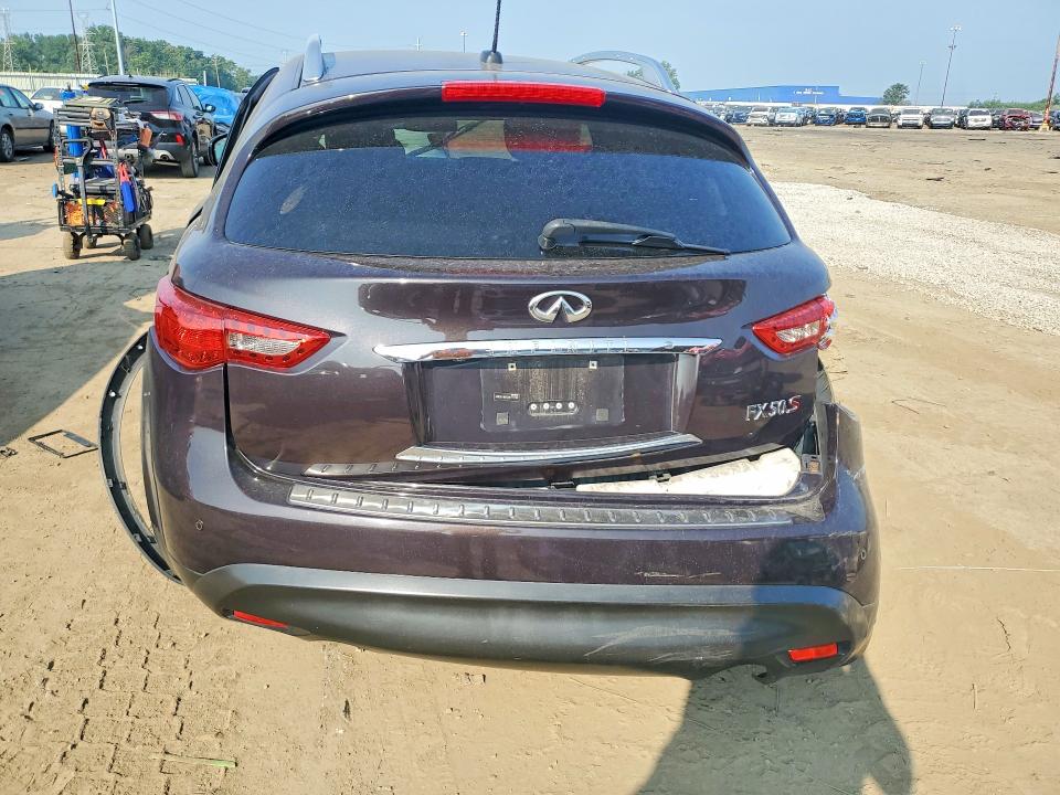 2011 Infiniti Fx50 VIN JN8BS1MW6BM170130 COPART salvage auction — REAR END, Mi - Certificate Of Title, sold $325 on 2026-07-28 (photo 6)