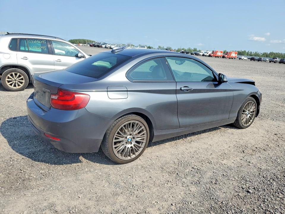 2015 BMW 2er VIN WBA1F7C54FVX95761 COPART salvage auction — FRONT END, On - Permit Salvage, sold $1,900 on 2026-08-18 (photo 3)