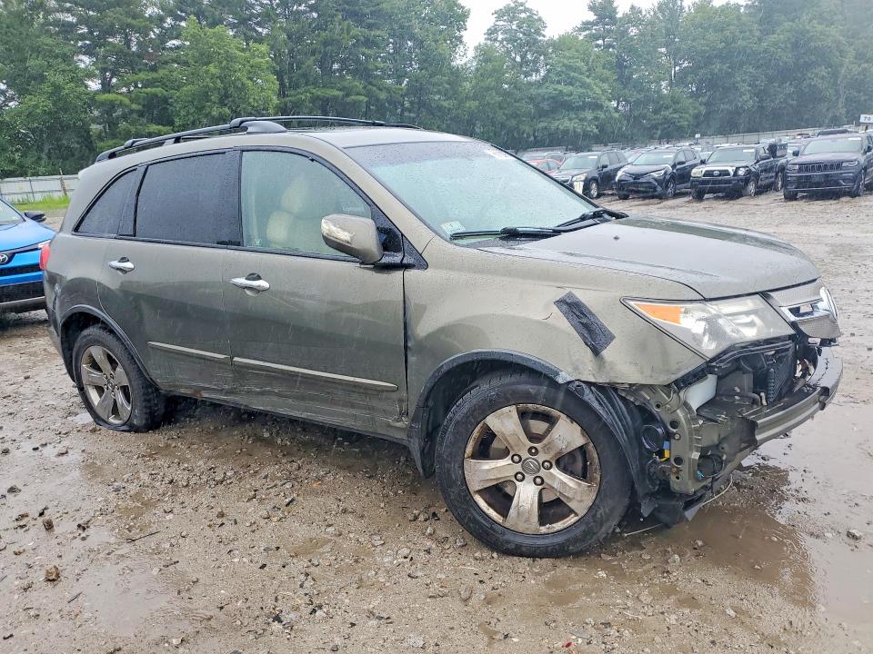 2007 Acura Mdx VIN 2HNYD28837H527737 COPART salvage auction — FRONT END, Ma - Cert Of Title-Reconstrctd Coll, sold $325 on 2026-07-23 (photo 4)
