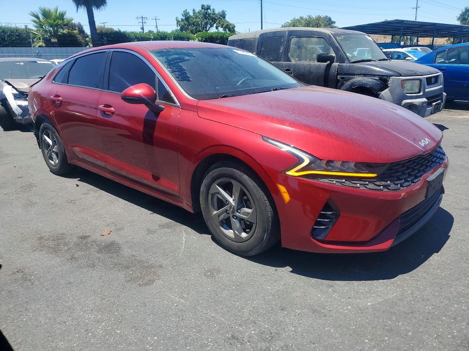 2022 Kia K5 VIN 5XXG14J23NG095369 COPART salvage auction — REAR END, Ca - Salvage Certificate, sold $5,400 on 2026-07-16 (photo 4)