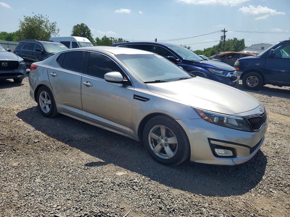 2015 Kia Optima VIN KNAGM4A73F5574476 COPART salvage auction — REAR END, Nj - Cert Of Title-Salvage, sold $600 on 2026-07-14 (photo 4)