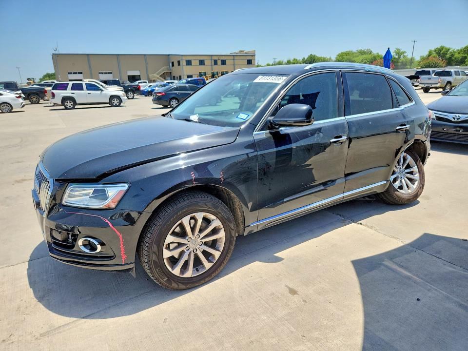 2016 Audi Q5 VIN WA1C2AFP6GA045539 COPART salvage auction — REAR END, Tx - Salvage Vehicle Title, sold $1,700 on 2026-07-27 (photo 1)