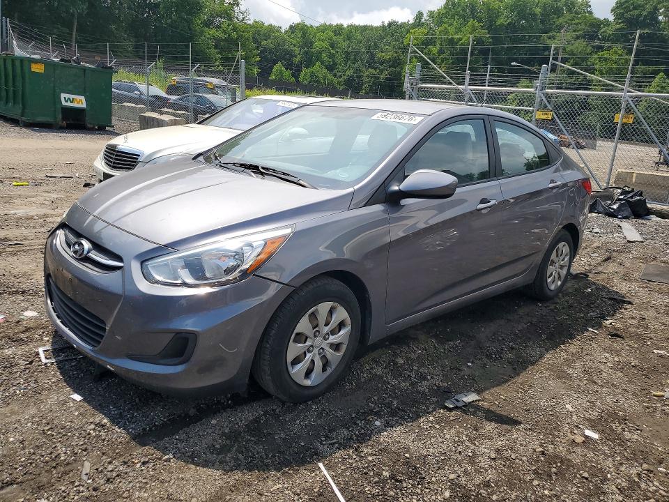 2015 Hyundai Accent VIN KMHCT4AE8FU792403 COPART salvage auction — FRONT END, MD - CERT OF SALVAGE > 75% DAMAGE, sold $750 on 2026-07-30 (photo 1)