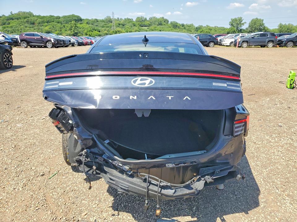2024 Hyundai Sonata VIN KMHL64JAXRA391462 COPART salvage auction — FRONT END, IL - SALVAGE CERTIFICATE (P), sold $3,850 on 2026-07-13 (photo 6)