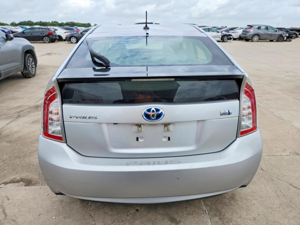 2013 Toyota Prius VIN JTDKN3DU0C5411205 COPART salvage auction — FRONT END, Tx - Certificate Of Title, sold $1,300 on 2026-07-30 (photo 6)