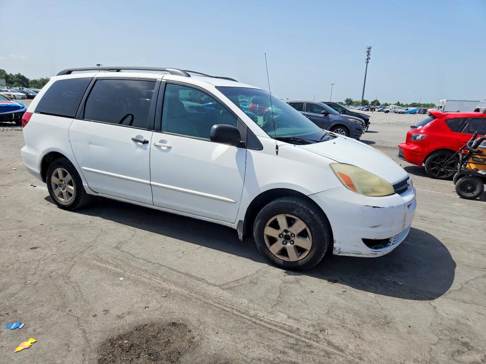 2004 Toyota Sienna VIN 5TDZA23C24S000090 COPART salvage auction — SIDE, Fl - Certificate Of Title, sold $350 on 2026-07-18 (photo 4)