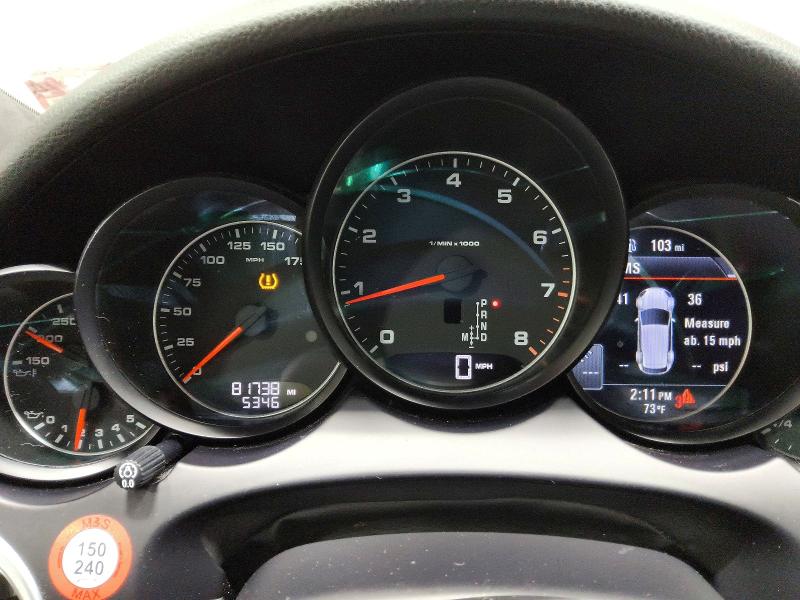 2017 Porsche Cayenne VIN WP1AA2A23HKA86464 COPART salvage auction — MINOR DENT/SCRATCHES, WV - CERTIFICATE OF TITLE, sold $10,200 on 2026-07-30 (photo 9)