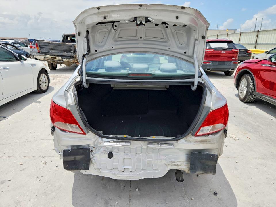 2017 Hyundai Accent VIN KMHCT4AE4HU244661 COPART salvage auction — REAR END, Tx - Salvage Vehicle Title, sold $175 on 2026-07-28 (photo 6)