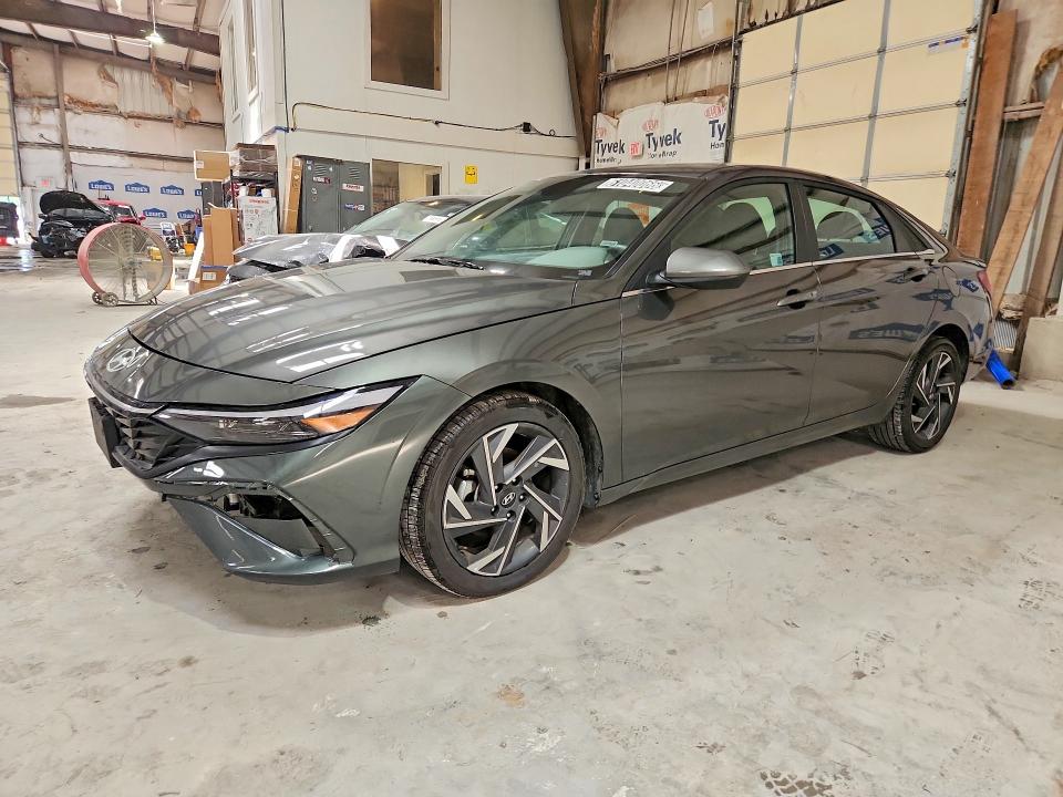 2025 Hyundai Elantra VIN KMHLS4DG0SU001601 COPART salvage auction — FRONT END, TX - CERTIFICATE OF TITLE (P), sold $5,600 on 2026-07-20 (photo 1)