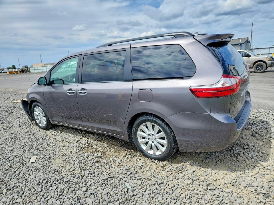 2015 Toyota Sienna VIN 5TDYK3DC3FS617417 COPART salvage auction — FRONT END, WA - BILL OF SALE, sold $4,700 on 2026-07-29 (photo 2)