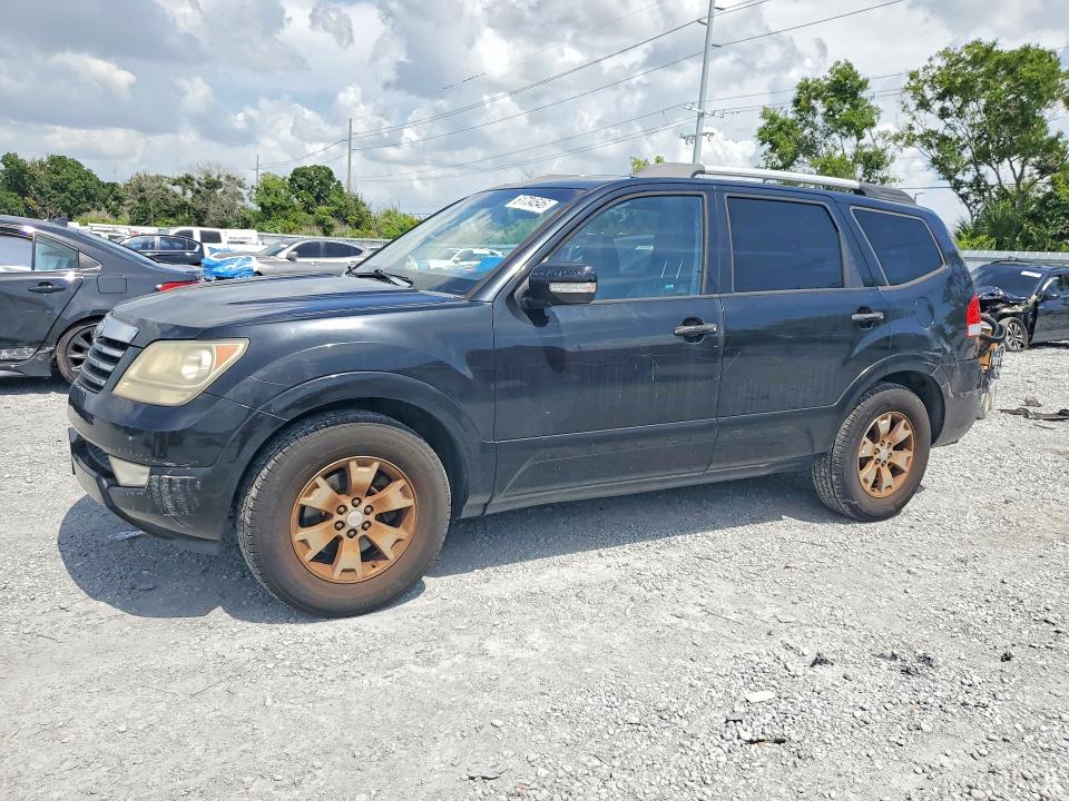 2009 Kia Borrego VIN KNDJJ741295033515 COPART salvage auction — REAR END, Fl - Cert Of Title Slvg Rebuildable, sold $10 on 2026-07-28 (photo 1)