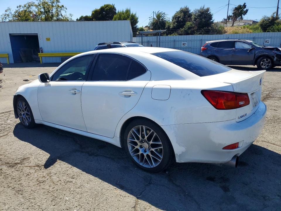 2006 Lexus Is 350 VIN JTHBE262865002569 COPART salvage auction — FRONT END, CA - SALVAGE CERTIFICATE, sold $500 on 2026-07-17 (photo 2)