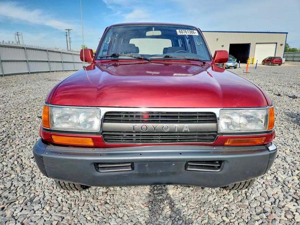 1991 Toyota Land cruiser VIN JT3FJ80W1M0012632 COPART salvage auction — FRONT END, WI - CERTIFICATE OF TITLE (P), sold $4,800 on 2026-07-27 (photo 5)