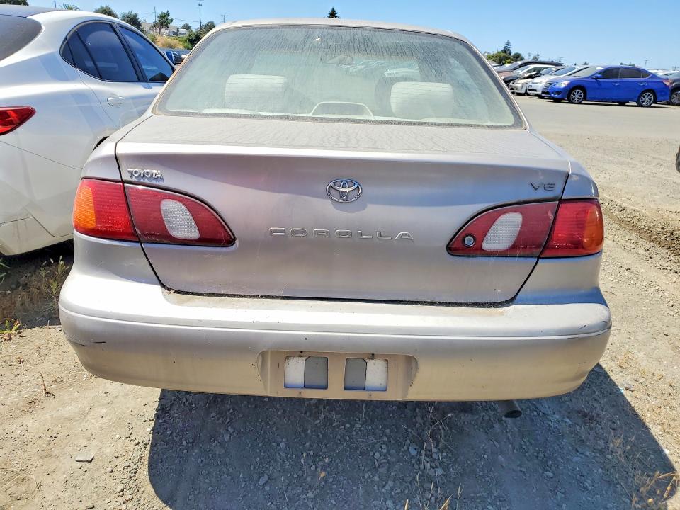 1998 Toyota Corolla VIN 1NXBR12E6WZ074100 COPART salvage auction — REAR END, CA - SALVAGE CERTIFICATE, sold $125 on 2026-07-10 (photo 6)