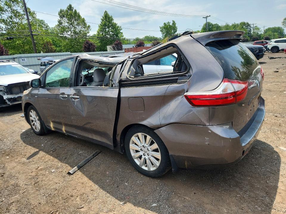 2016 Toyota Sienna VIN 5TDDK3DC4GS143915 COPART salvage auction — ALL OVER, Ct - Cert Of Title-Salvage, sold $975 on 2026-07-28 (photo 2)