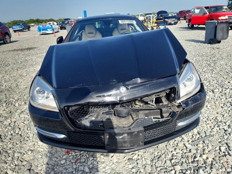 2013 Mercedes-benz Slk-klasse VIN WDDPK4HA3DF058528 COPART salvage auction — FRONT END, FL - CERT OF TITLE SLVG REBUILDABLE, sold $15 on 2026-07-31 (photo 5)