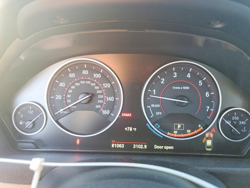 2018 BMW 3er VIN WBA8B9G51JNU98262 COPART salvage auction — FRONT END, FL - CERT OF TITLE SLVG REBUILDABLE, sold $6,500 on 2026-07-31 (photo 9)