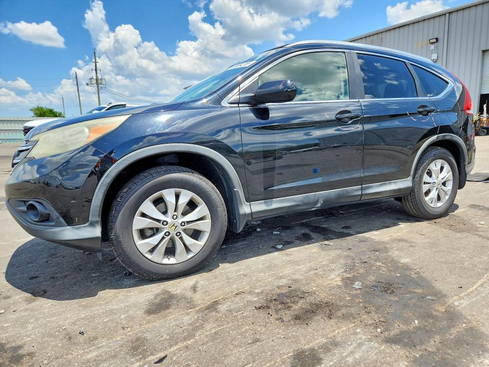 2012 Honda Cr-v VIN JHLRM3H71CC007611 COPART salvage auction — SIDE, Fl - Cert Of Title Slvg Rebuildable, sold $2,550 on 2026-07-27 (photo 1)