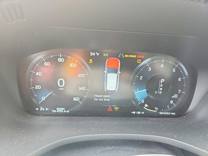2021 Volvo Xc60 VIN YV4102DK9M1798426 COPART salvage auction — FRONT END, Fl - Certificate Of Destruction, sold $8,300 on 2026-08-10 (photo 9)