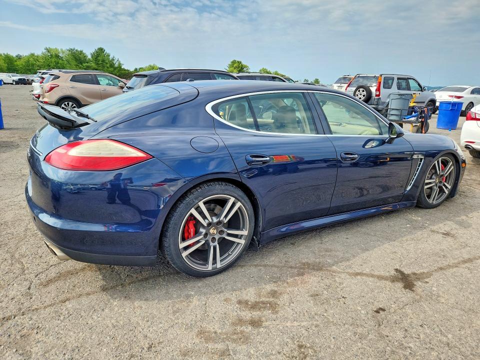 2010 Porsche Panamera VIN WP0AC2A7XAL090907 COPART salvage auction — MINOR DENT/SCRATCHES, Pa - Cert Of Title-W&R=Flood&Recnst, sold $7,200 on 2026-07-17 (photo 3)