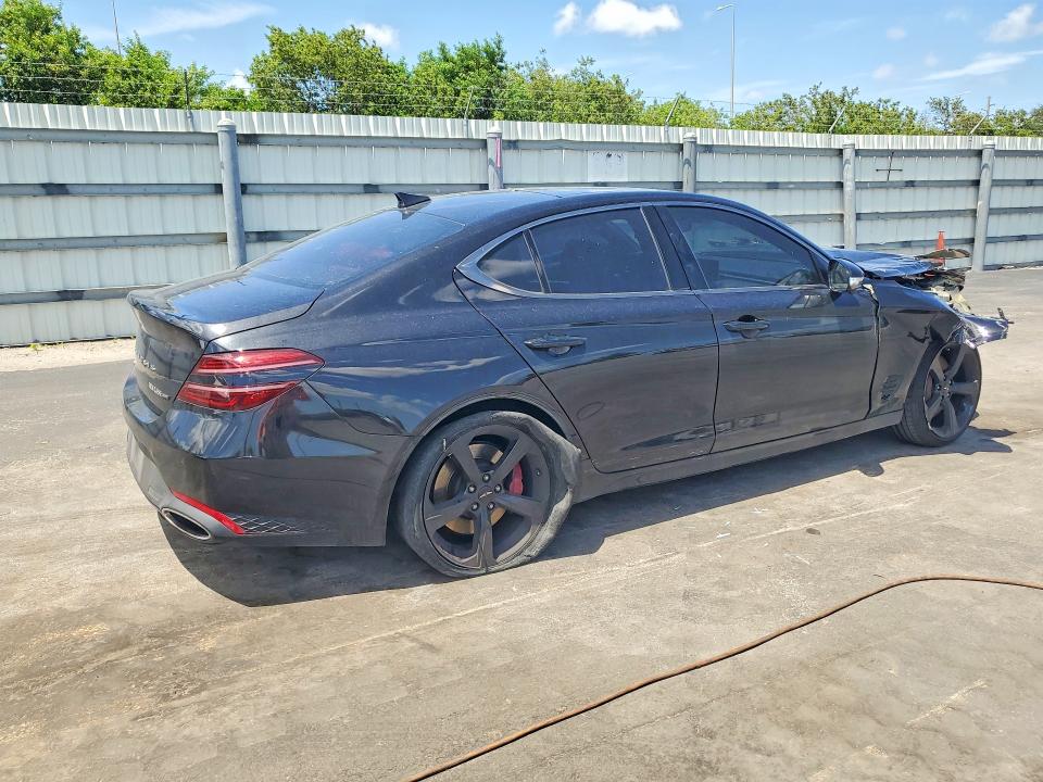 2026 Genesis G70 VIN KMTG44SE6TU167755 COPART salvage auction — FRONT END, Fl - Cert Of Title Slvg Rebuildable, sold $9,200 on 2026-08-24 (photo 3)