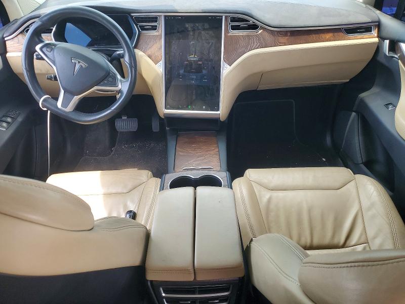 2017 Tesla Model x VIN 5YJXCBE2XHF049392 COPART salvage auction — FRONT END, Ca - Cert Of Title-Salvaged, sold $150 on 2026-07-27 (photo 8)