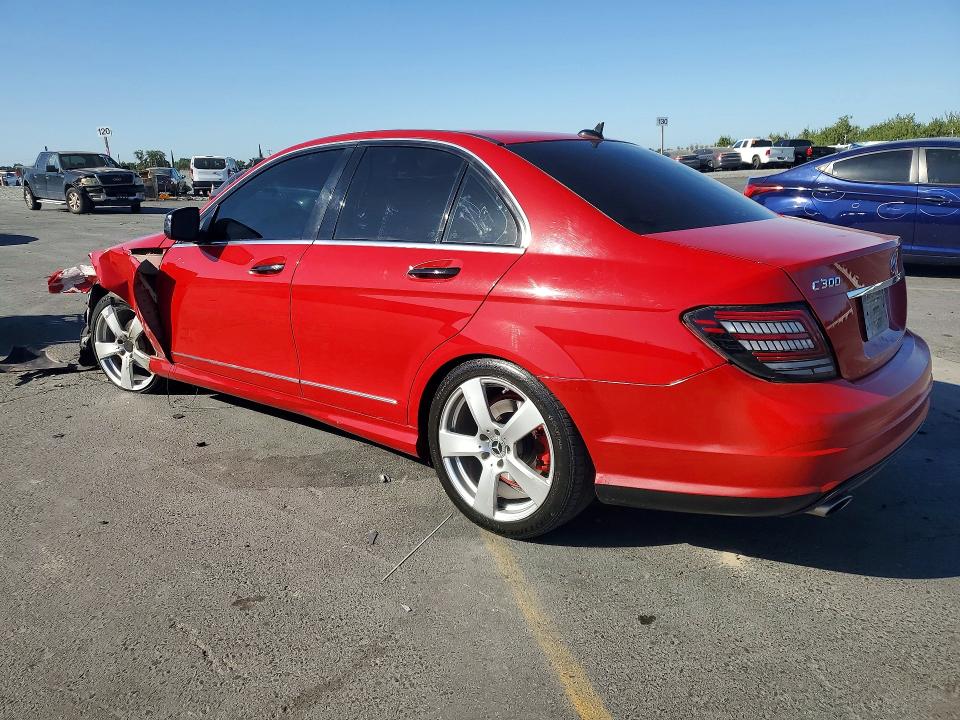 2008 Mercedes-benz C class VIN WDDGF81X88F061912 COPART salvage auction — FRONT END, CA - SALVAGE CERTIFICATE, sold $425 on 2026-07-16 (photo 2)