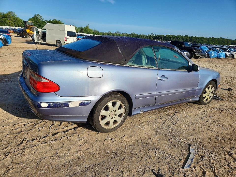 2001 Mercedes-benz Clk-class VIN WDBLK65G21T060473 COPART salvage auction — WATER/FLOOD, Fl - Certificate Of Title, sold $325 on 2026-07-17 (photo 3)