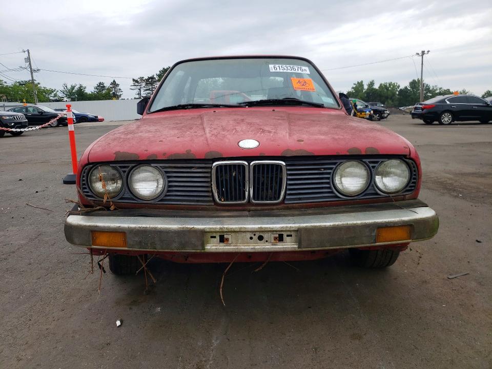 1987 BMW 3 series VIN WBAAB6402H1689134 COPART salvage auction — FRONT END, Ct - Certificate Of Title, sold $500 on 2026-07-31 (photo 5)