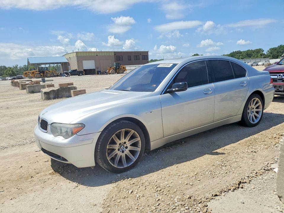 2005 BMW 7 series VIN WBAGL63565DP75562 COPART salvage auction — HAIL, MO - DEALER ONLY CLEAN TITLE, sold $500 on 2026-08-04 (photo 1)