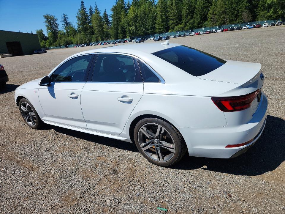 2018 Audi A4 VIN WAUENAF44JN020048 COPART salvage auction — FRONT END, Wa - Bill Of Sale, sold $5,100 on 2026-07-31 (photo 2)