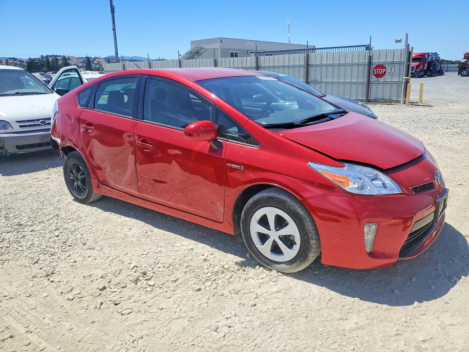 2015 Toyota Prius VIN JTDKN3DU2F0464845 COPART salvage auction — REAR END, Ca - Salvage Certificate, sold $4,500 on 2026-07-16 (photo 4)