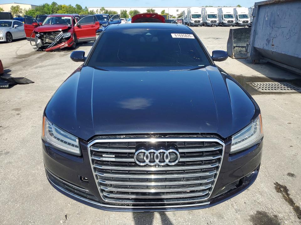 2015 Audi A8 quattro VIN WAUJ2AFD5FN034085 COPART salvage auction — FRONT END, FL - CERTIFICATE OF TITLE, sold $5,800 on 2026-07-30 (photo 5)