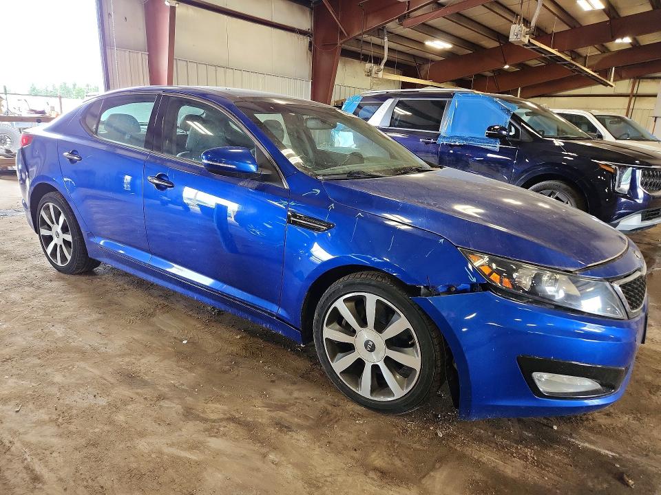 2013 Kia Optima VIN 5XXGR4A65DG153413 COPART salvage auction — FRONT END, MI - DEALER ONLY CLEAN TITLE, sold $1,000 on 2026-07-31 (photo 4)