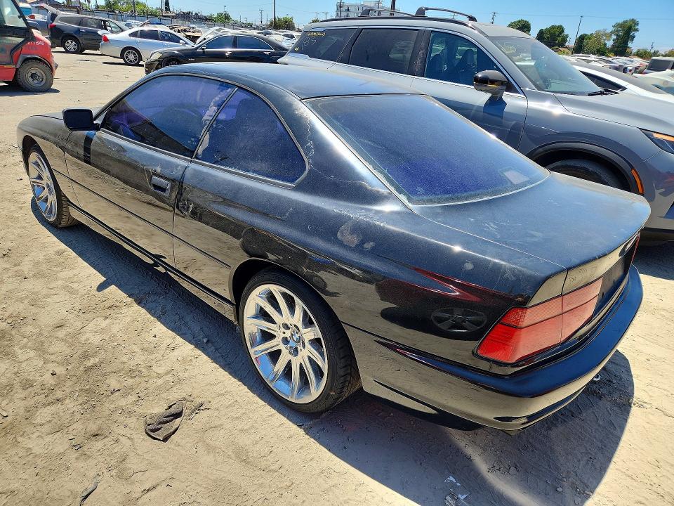 1991 BMW 850 VIN WBAEG1319MCB42394 COPART salvage auction — MINOR DENT/SCRATCHES, FL - DIS/DLR/EXP ONLY CLEAN TITLE (P), sold $2,100 on 2026-08-03 (photo 2)