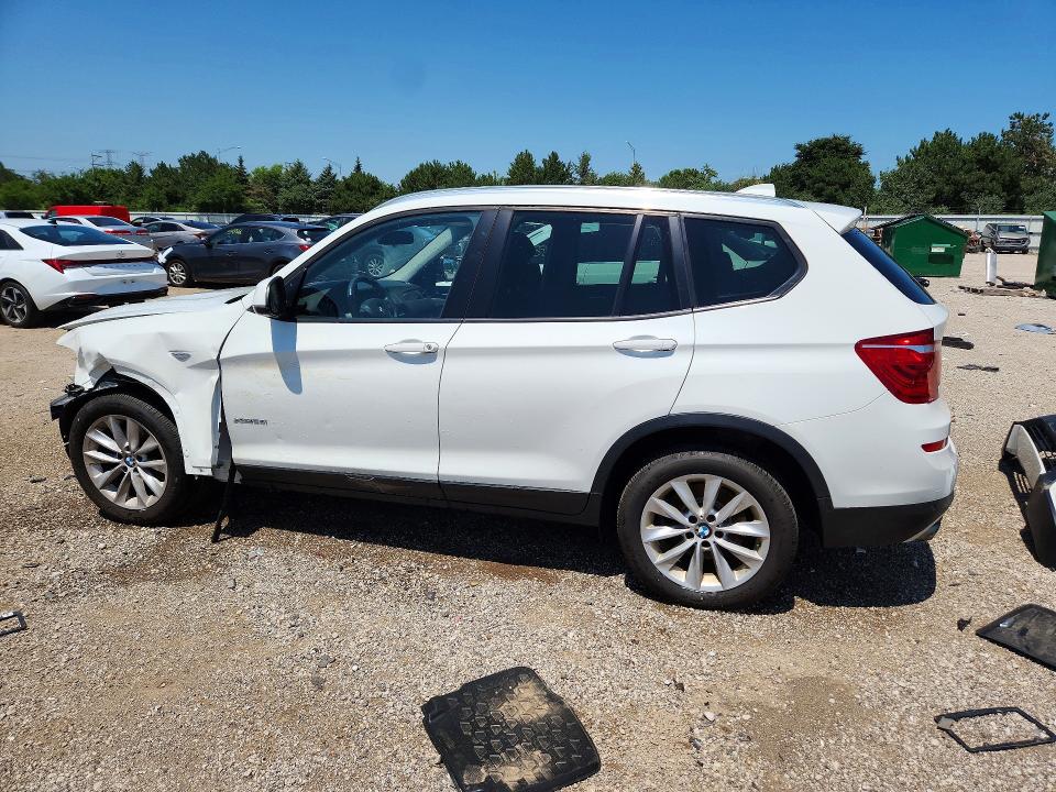 2016 BMW X3 VIN 5UXWX9C56G0D68082 COPART salvage auction — SIDE, IL - SALVAGE CERTIFICATE, sold $250 on 2026-07-30 (photo 2)
