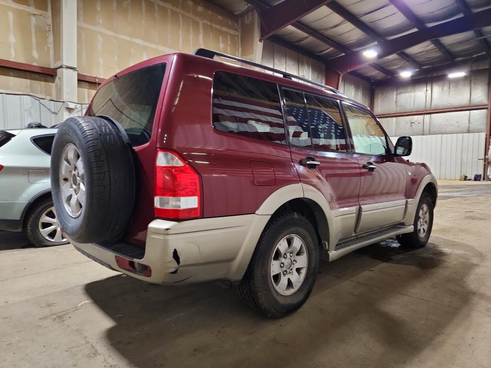 2003 Mitsubishi Montero VIN JA4NW31S53J035129 COPART salvage auction — REAR END, Ak - Certificate Of Vehicle Title, sold $25 on 2026-07-28 (photo 3)
