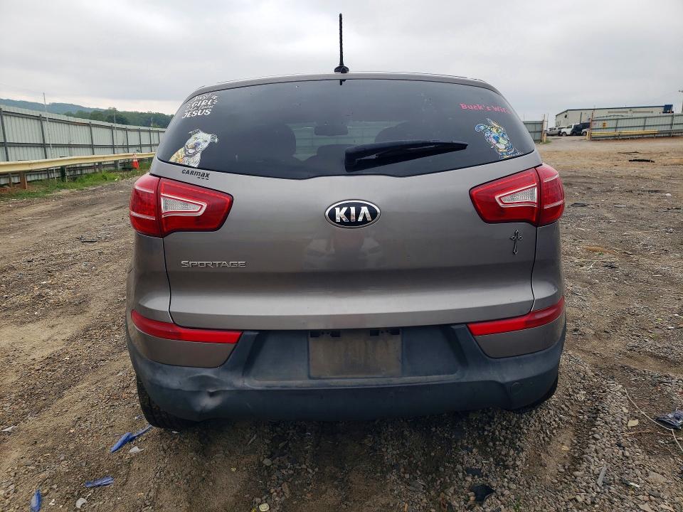2013 Kia Sportage VIN KNDPB3A26D7517908 COPART salvage auction — SIDE, VA - CERT OF TITLE - SALVAGE, sold $1,100 on 2026-07-31 (photo 6)