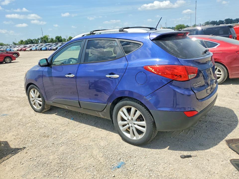 2011 Hyundai Tucson VIN KM8JUCAC2BU213574 COPART salvage auction — HAIL, IA - NON PUBLIC CLEAN TITLE, sold $1,050 on 2026-07-22 (photo 2)
