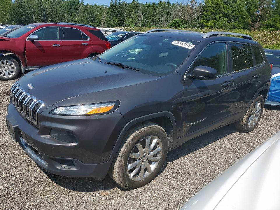 2017 Jeep Cherokee VIN 1C4PJMDS8HW558590 COPART salvage auction — REAR END, St - Salvage Title, sold $200 on 2026-08-11 (photo 1)