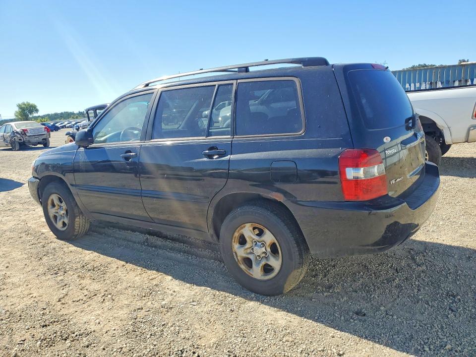 2007 Toyota Highlander VIN JTEEP21AX70202290 COPART salvage auction — MINOR DENT/SCRATCHES, Ca - Dis/Dlr/Exp Only Clean Title, sold $725 on 2026-07-17 (photo 2)