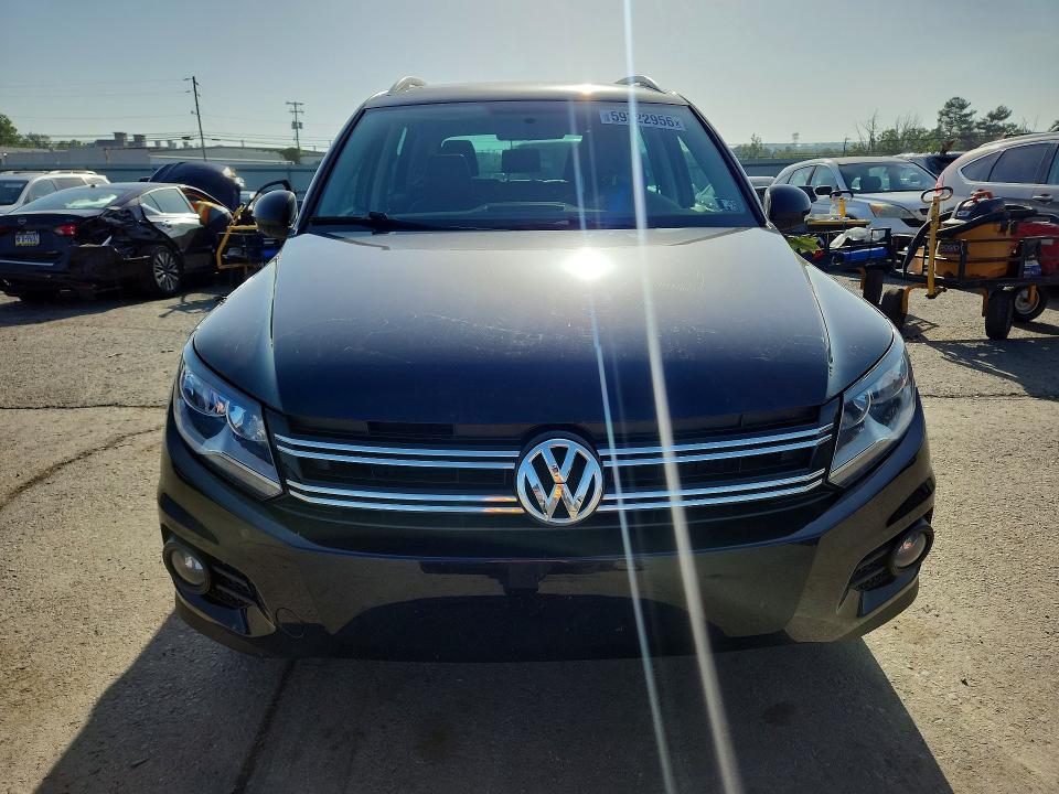 2013 Volkswagen Tiguan VIN WVGBV3AX7DW596696 COPART salvage auction — REAR END, Pa - Certificate Of Salvage, sold $1,100 on 2026-08-07 (photo 5)