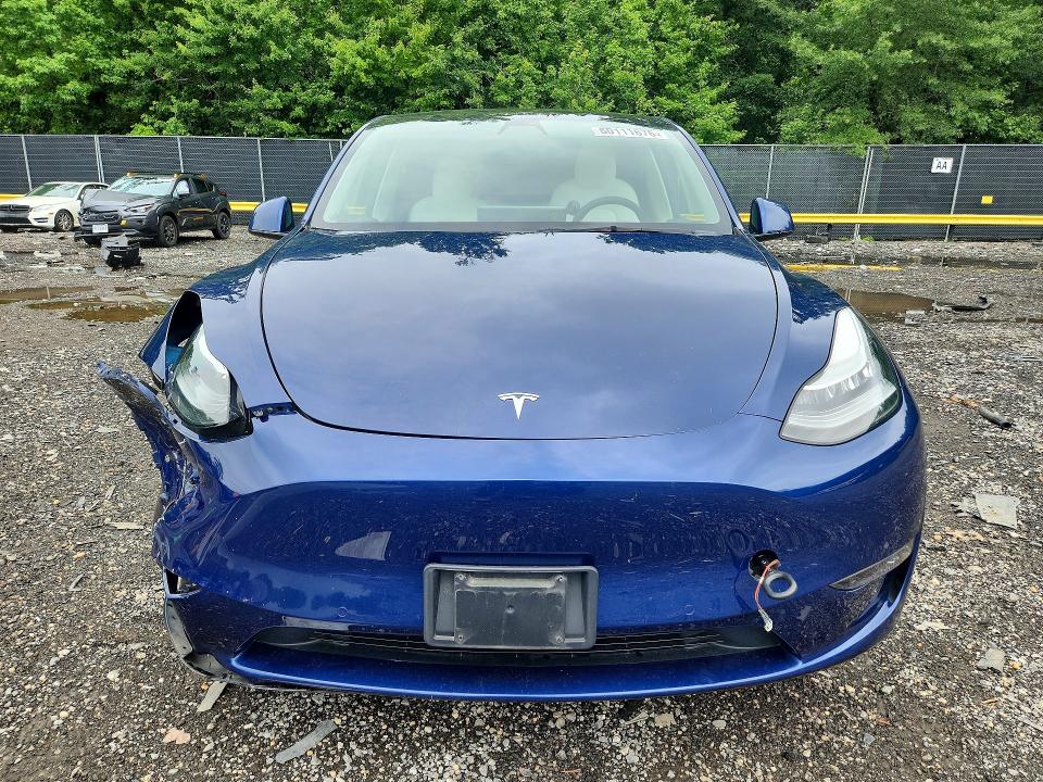 2021 Tesla Model y VIN 5YJYGDEE3MF303680 COPART salvage auction — FRONT END, MD - CERT OF SALVAGE > 75% DAMAGE, sold $225 on 2026-07-21 (photo 5)