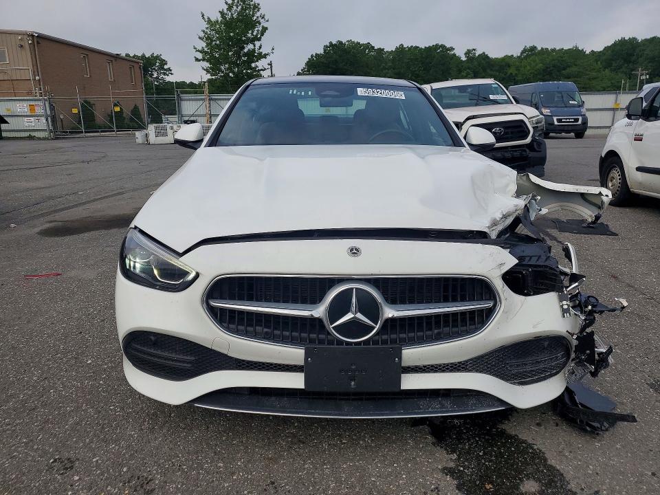 2025 Mercedes-benz C class VIN W1KAF4HB0SR255509 COPART salvage auction — FRONT END, FL - CERTIFICATE OF TITLE, sold $9,500 on 2026-07-27 (photo 5)
