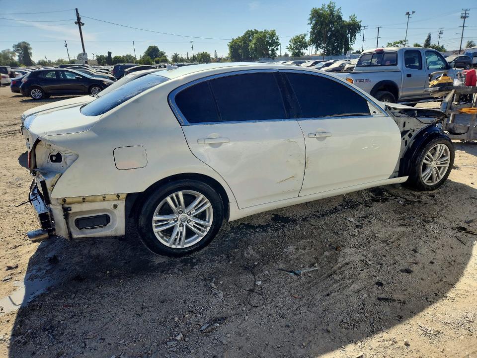 2011 Infiniti G37 VIN JN1CV6AP0BM305526 COPART salvage auction — STRIPPED, CA - DLR/DIS/EXP ONLY SALVAGE TITLE, sold $200 on 2026-07-13 (photo 3)