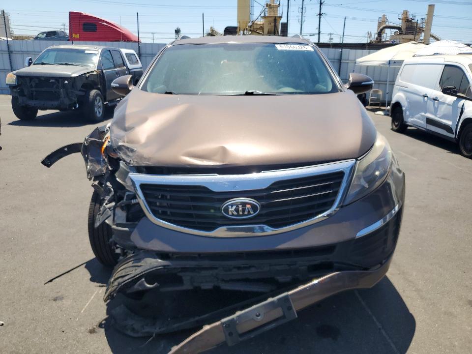 2011 Kia Sportage VIN KNDPB3A2XB7036511 COPART salvage auction — FRONT END, Ca - Salvage Certificate, sold $1,500 on 2026-07-27 (photo 5)