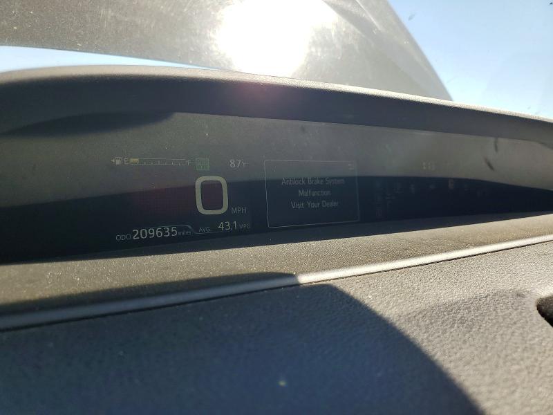 2017 Toyota Prius VIN JTDKBRFU9H3050939 COPART salvage auction — REAR END, Ca - Salvage Certificate, sold $3,550 on 2026-07-24 (photo 9)